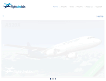Tablet Screenshot of flightsimlabs.com