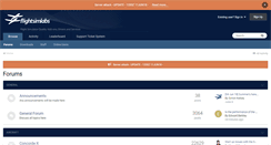 Desktop Screenshot of forums.flightsimlabs.com